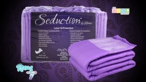 Rearz Violet Seduction Adult Diapers - M, Sample Pack (2 EA)